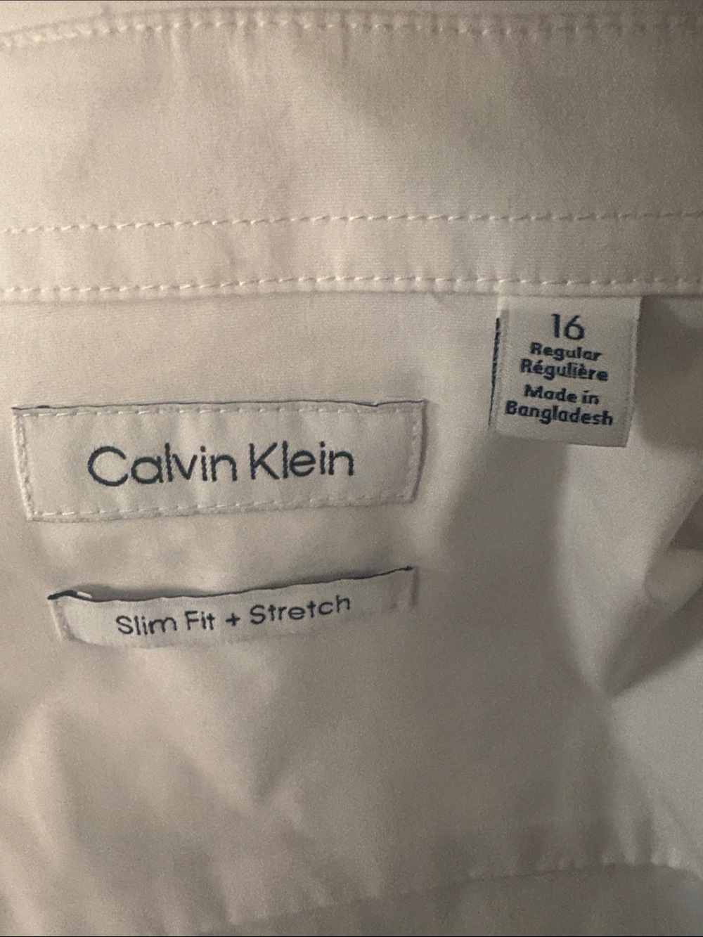 Calvin Klein Men’s Slim Fit Stretch Pants - White